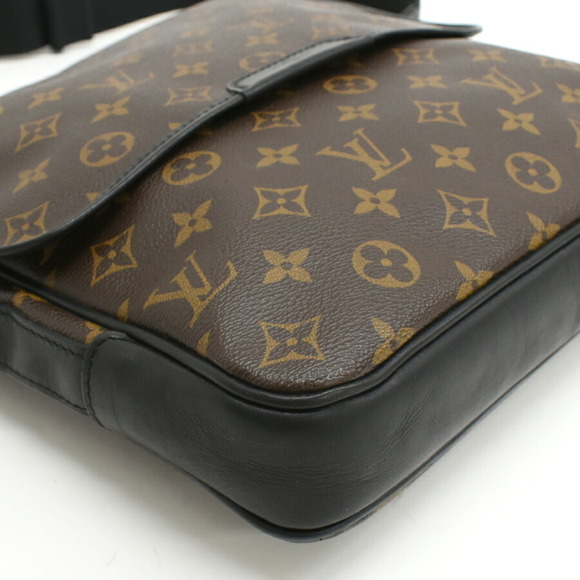 Louis Vuitton Monogram Crossbody MM Bass Macassar Brown Canvas - Picture 6 of 8